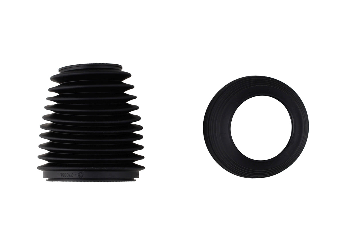 Bilstein B1 front bump stops and dust covers for Audi 100, 200, A6, V8 vehicles, shown in image.