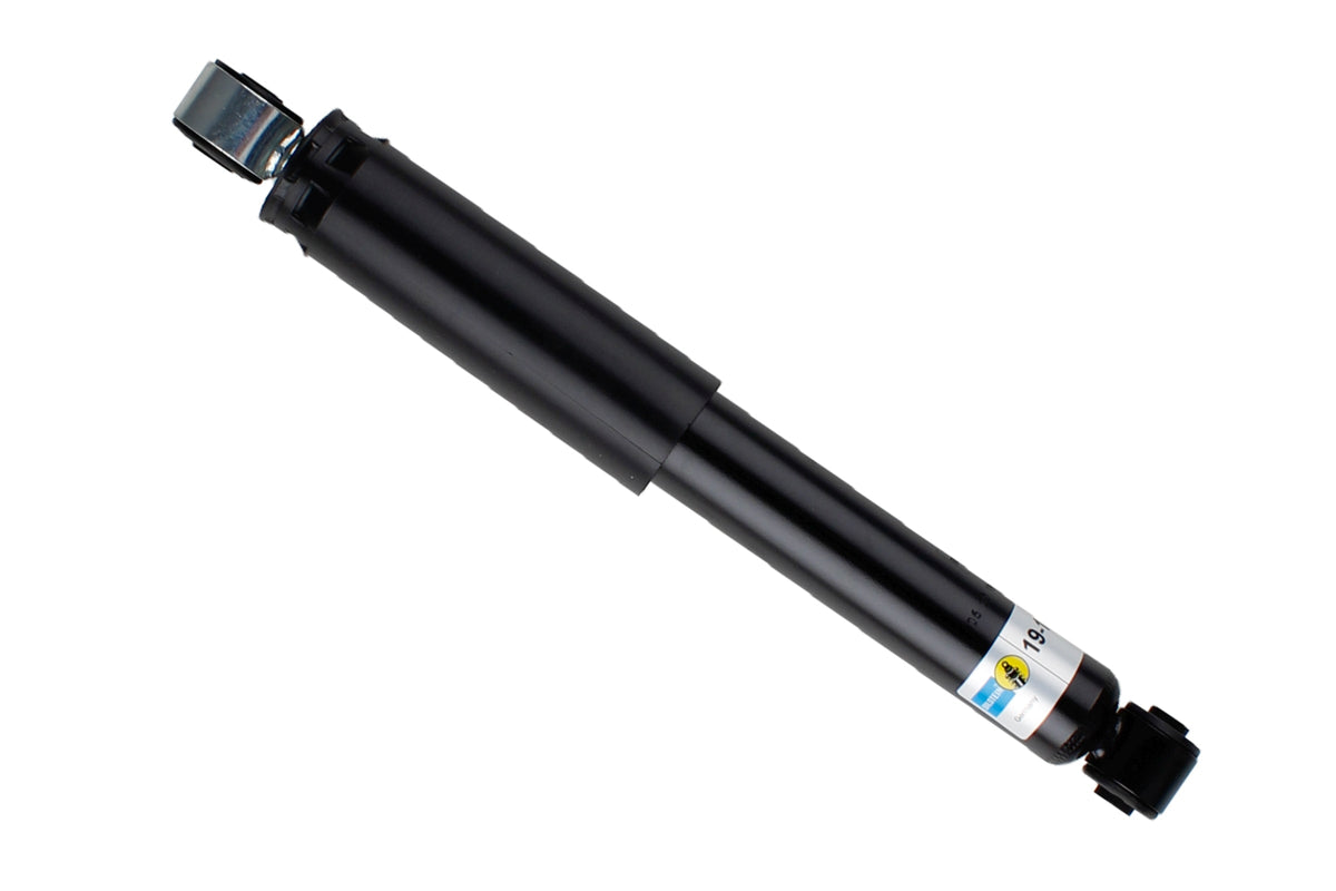 Bilstein B4 rear shock absorber for SEAT Inca and Volkswagen Caddy II, showing the sturdy metal body and mounting points.