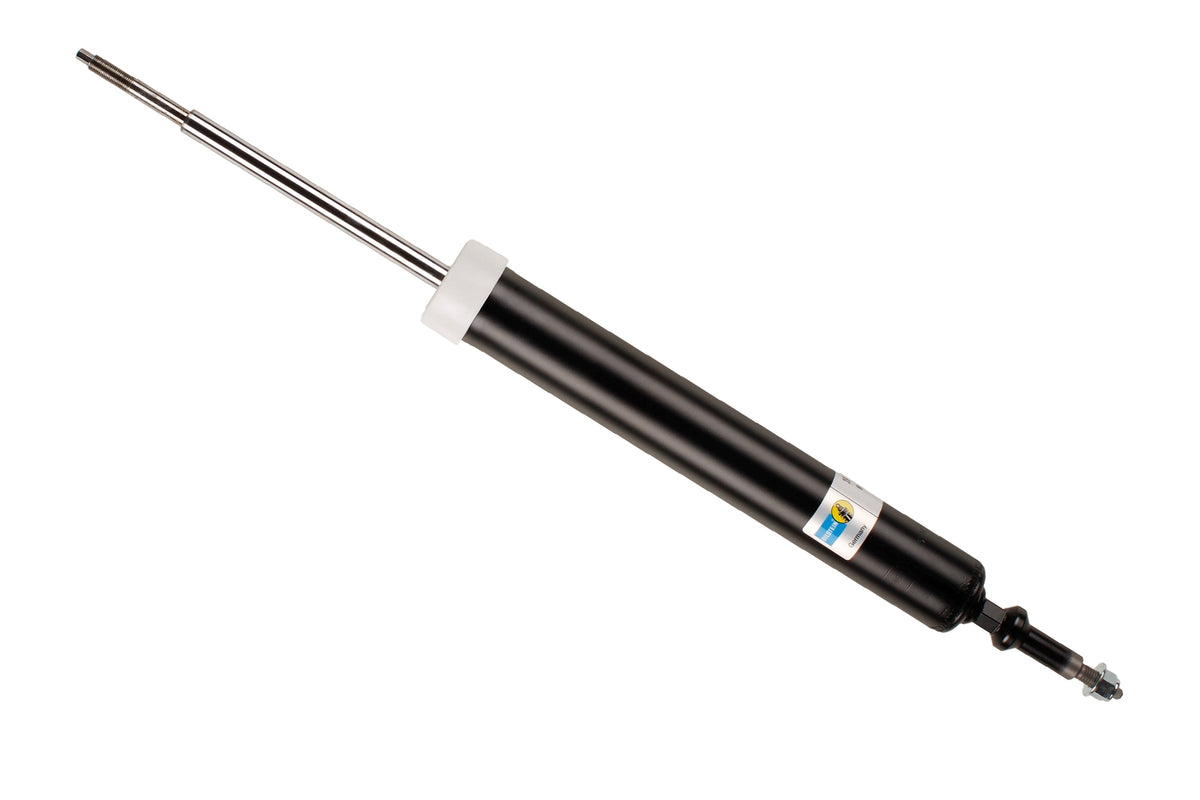 Bilstein B4 rear shock absorber for BMW 3 Series E93 convertible, showing the metal coil and mounting points.