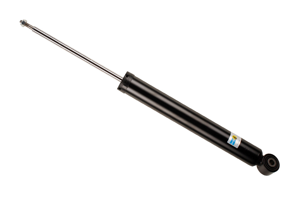 Bilstein B4 rear shock absorber for Audi A4 Allroad (8KH) model, showing the shiny metal shock absorber with mounting components.