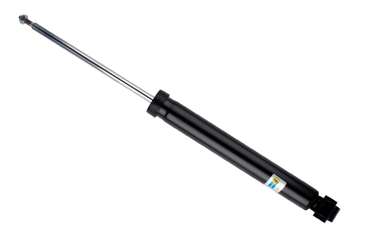 Bilstein B4 rear shock absorber for Audi A3 2WD rigid axle, showcasing the shock's metal body and mounting components.