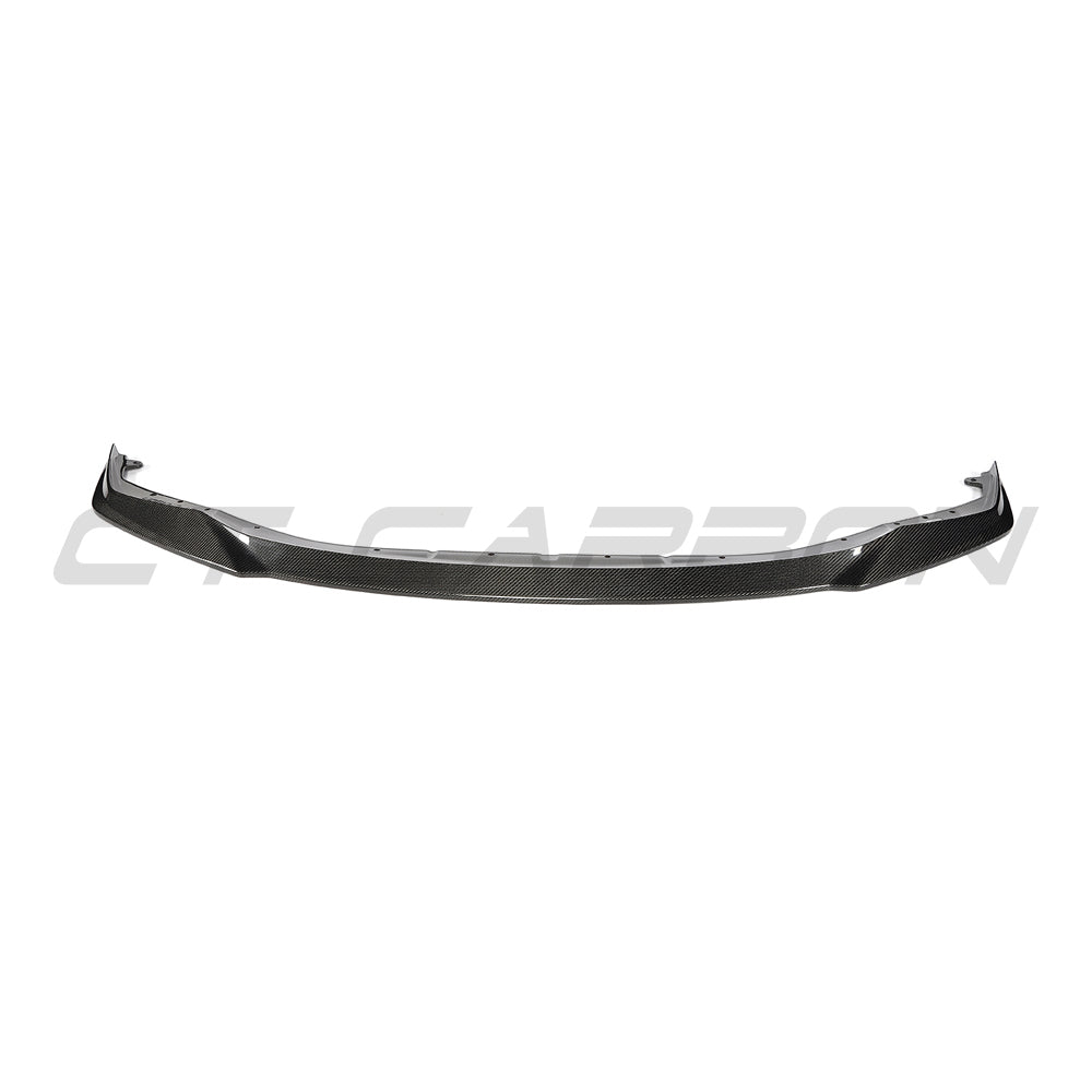 BMW G80 M3 full carbon fibre kit by CT Carbon, including hood, roof, and trunk components, showcasing glossy black carbon fibre surfaces.