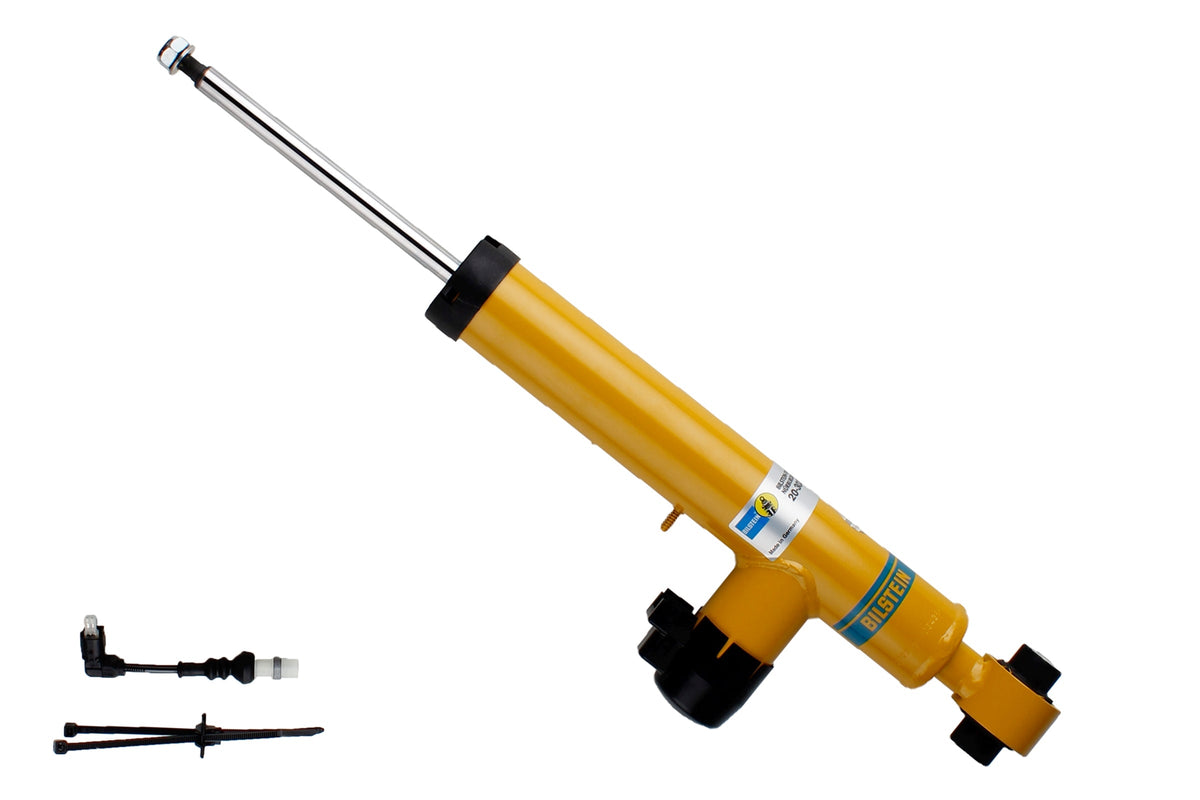 Bilstein B6 Damptronic rear shock absorber for BMW 3 Series G20, showing the shock unit with mounting components.