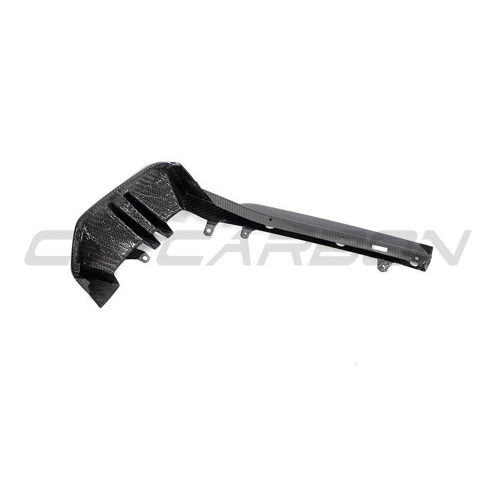BMW 5 Series G60 and i5 2023+ CT Carbon carbon fibre diffuser, V1, showcasing sleek aerodynamic design and high-quality finish.