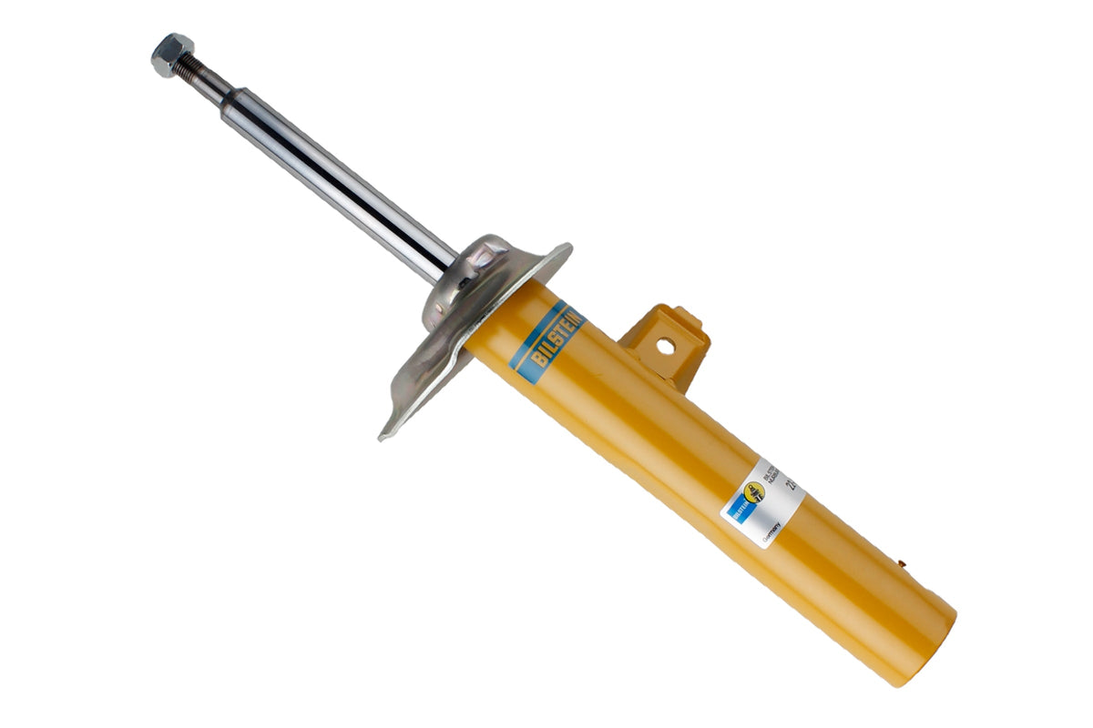 Bilstein B6 front shock absorber for BMW 3 Series E46 4x4, showing the durable suspension component in a close-up view.