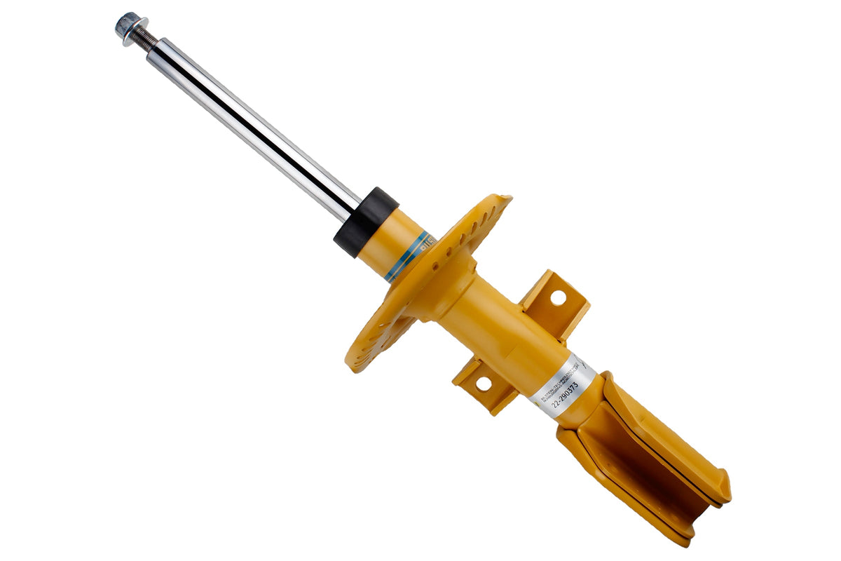 Bilstein B6 front shock absorber for Volkswagen Crafter RWD, model 22-290373, showing the metal body and mounting components.