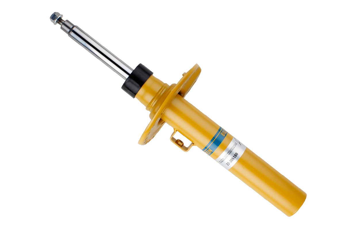Bilstein B6 front shock absorber for BMW X3 G01 and X4 G02 models, part 22-305169, shown installed on vehicle suspension.