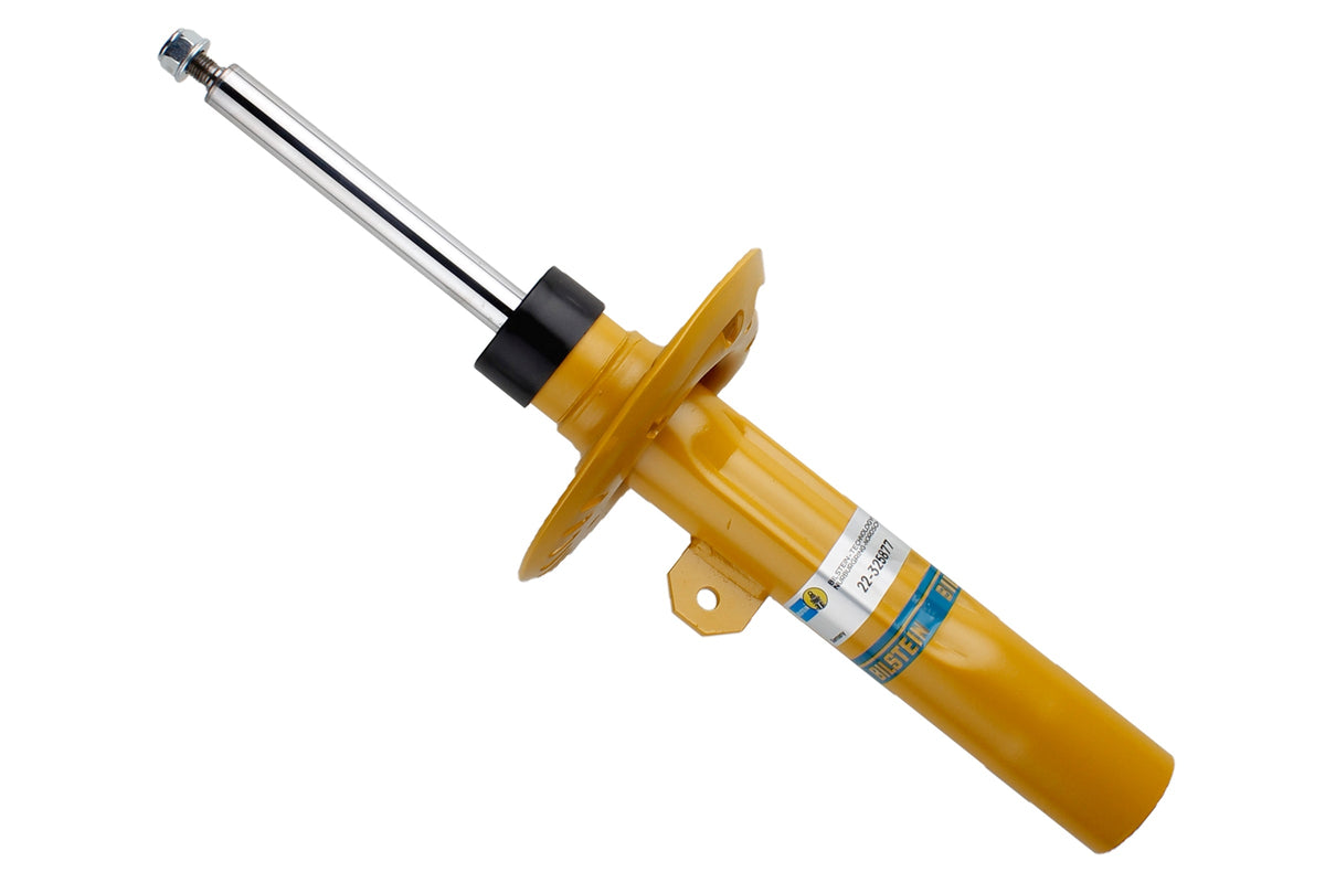 Bilstein B6 front shock absorber for BMW 1 Series F40 4WD, durable suspension component with hydraulic damping.