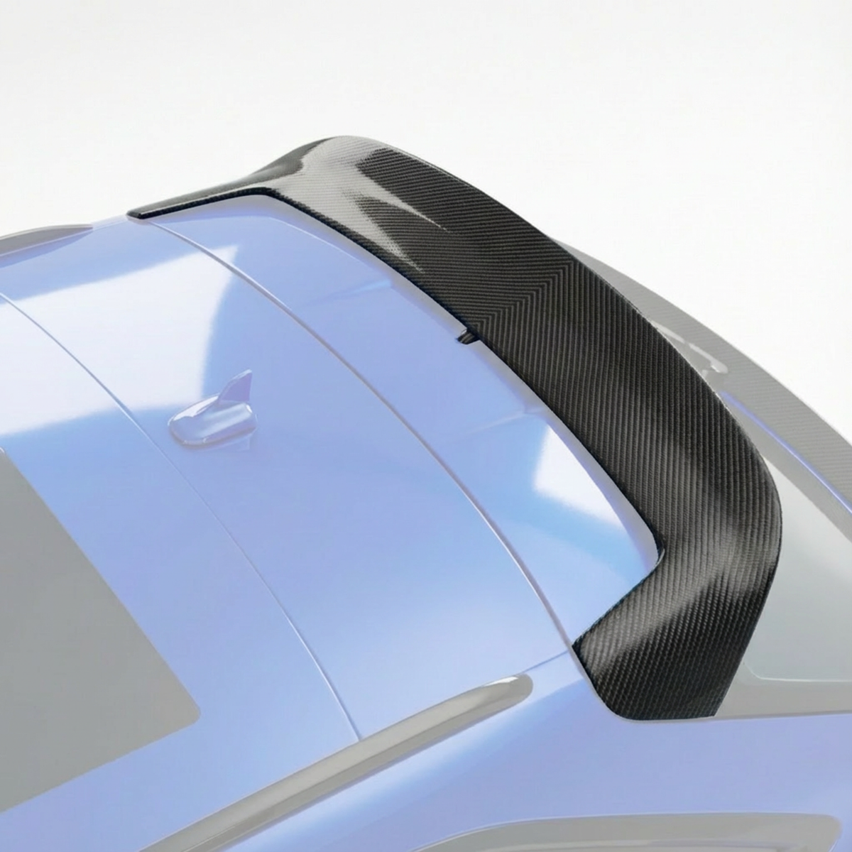 CT Carbon RS6 C8 Avant spoiler with carbon fibre finish, designed for sporty aerodynamics and sleek styling.