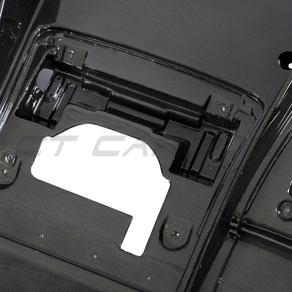 CT Carbon Ferrari F8 2019-2023 carbon fiber diffuser with sleek aerodynamic design and detailed craftsmanship.