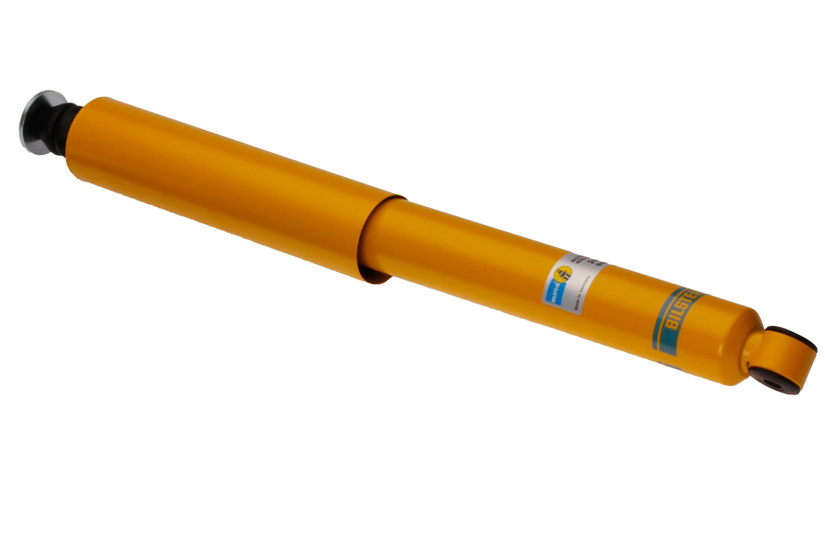 Bilstein B6 rear shock absorber for Porsche 911 and 912, showing the black metal shock with mounting details.