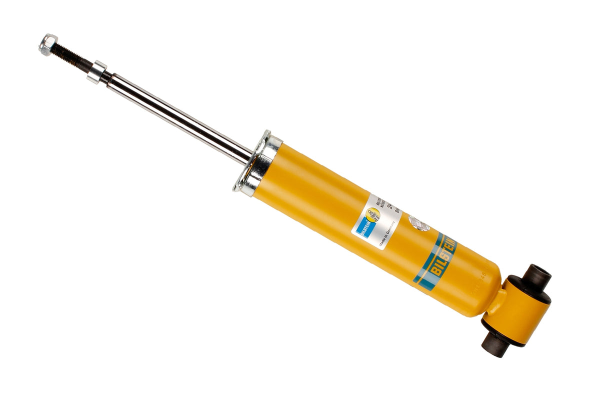 Bilstein B6 front shock absorber for Volkswagen Transporter T3, shown with metal body and mounting components.