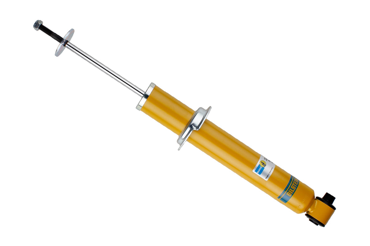 Bilstein B8 rear shock absorber for Volkswagen Polo 86, showing the durable shock absorber component with mounting parts.