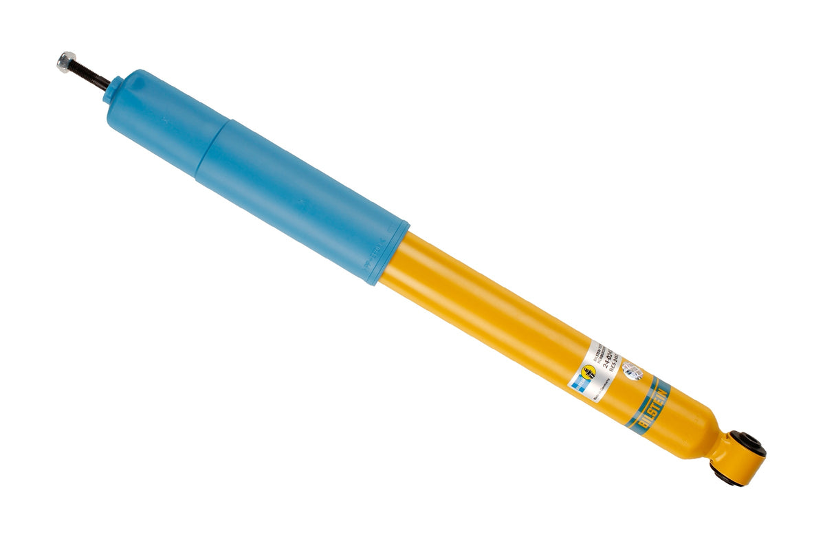 Bilstein B6 rear shock absorber for BMW 3 Series E36, showing the black coil spring and shock body in the image.