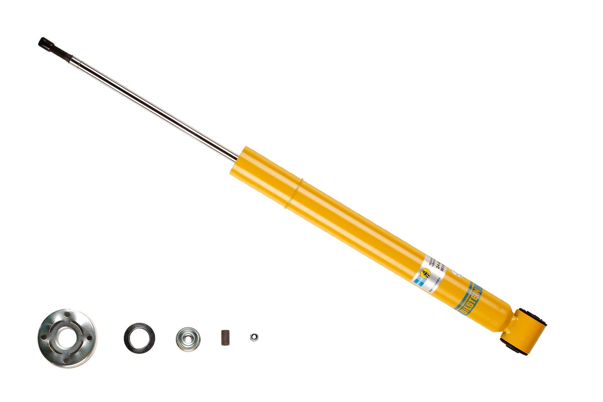 Bilstein B6 rear shock absorber for Audi A4 B5, showing the durable shock absorber with mounting components.