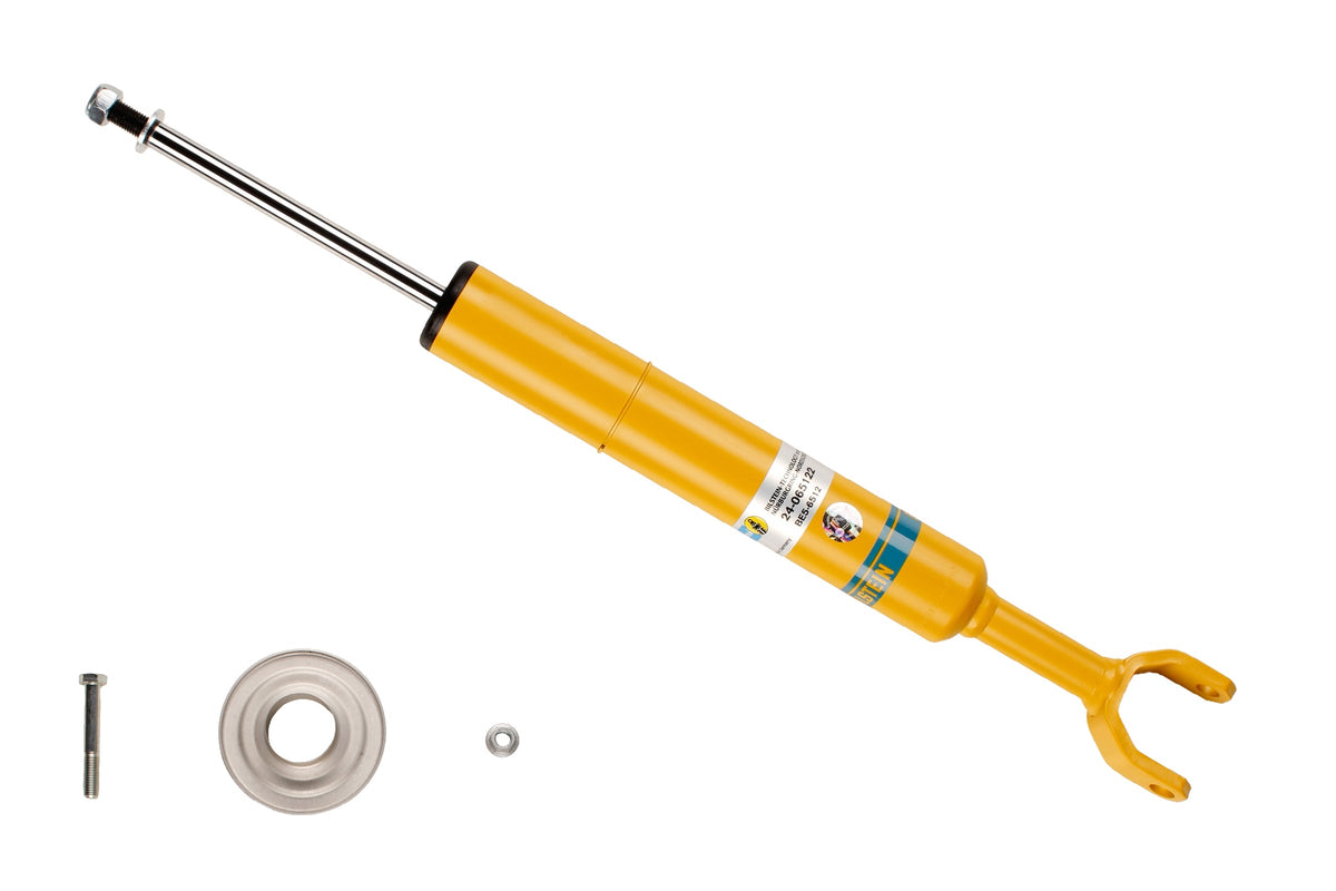 Bilstein B6 front shock absorber for Audi A4 and Volkswagen Passat, durable automotive suspension part.