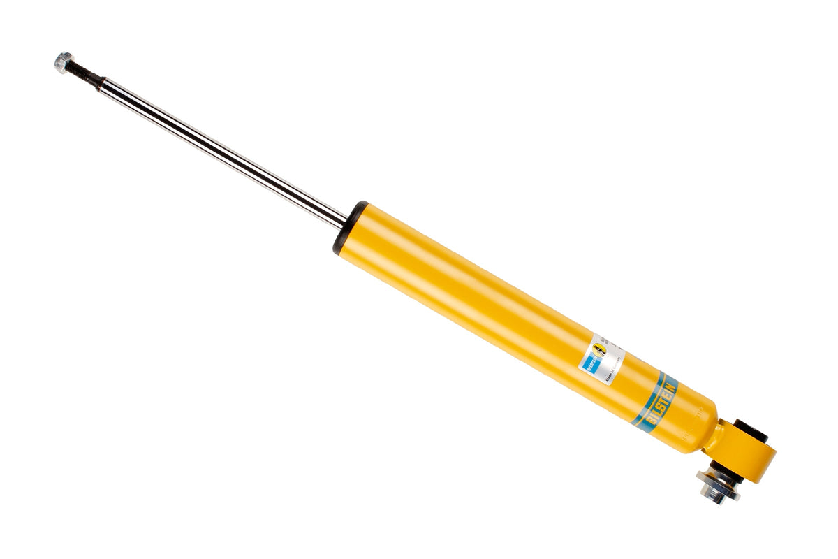 Bilstein B8 shock absorber damper for Audi A6 B8, showing the sturdy metal body and mounting top of the suspension component.