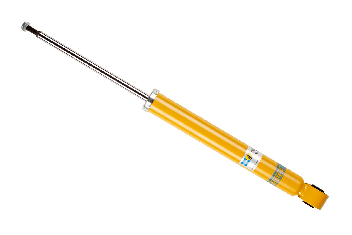 Bilstein B6 rear shock absorber for Volkswagen Beetle with multi-link suspension, showing the shock unit and mounting hardware.
