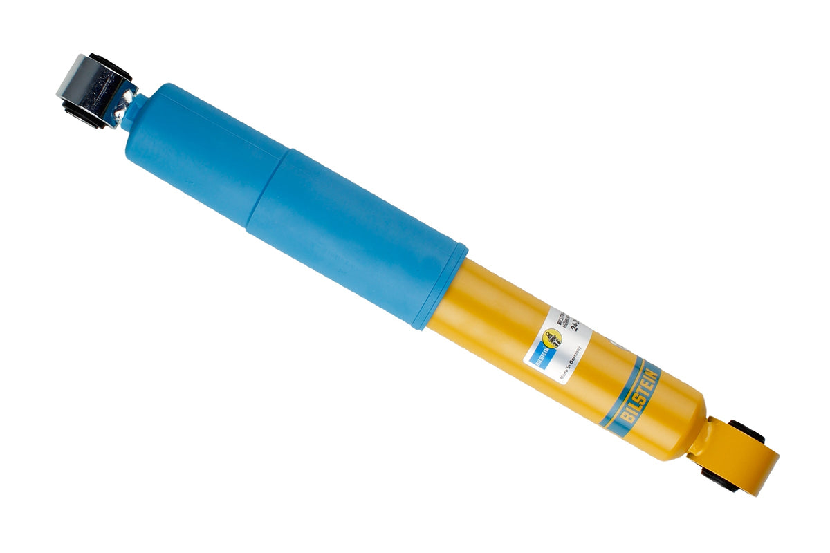 Bilstein B8 rear shock absorber for Volkswagen Bus Multivan T6, showing the durable shock absorber with mounting details.