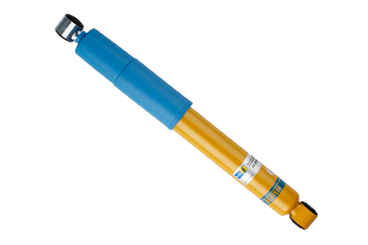 Bilstein B6 rear shock absorber for Volkswagen Crafter, showing the metal coil and mounting components.
