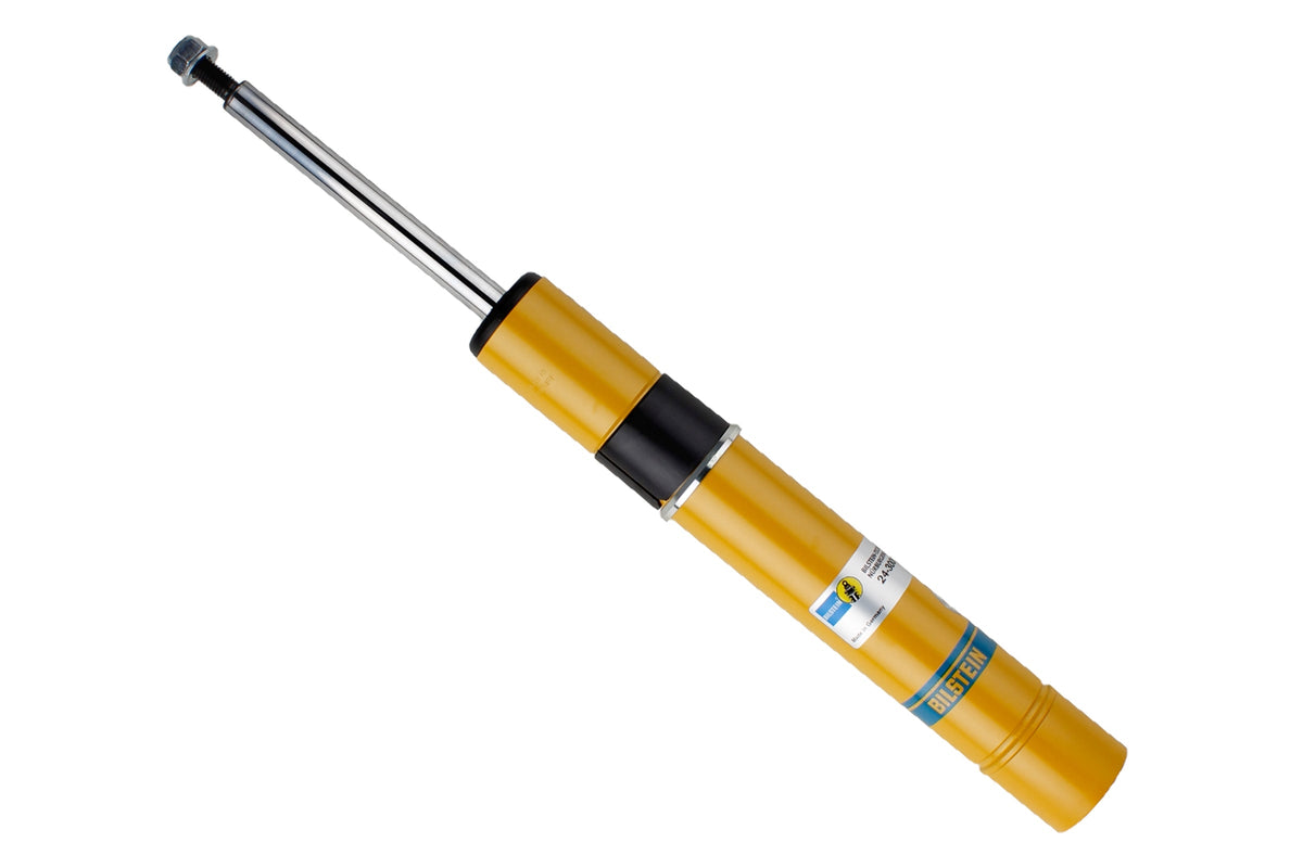 Bilstein B6 front shock absorber for Audi A4 B9 Allroad, showing the durable shock absorber with mounting components.