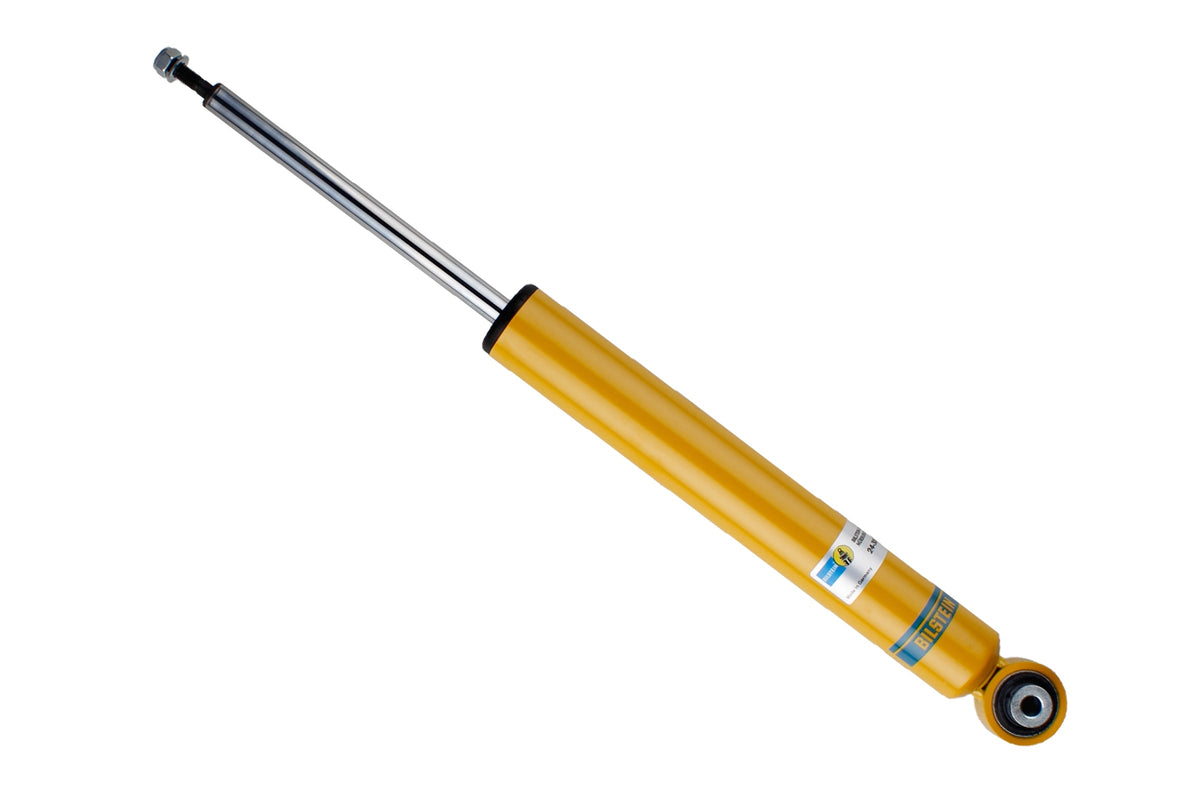 Bilstein B6 rear shock absorber for Audi Q5 FYB, high-performance suspension component with durable metal body and mounting hardware.