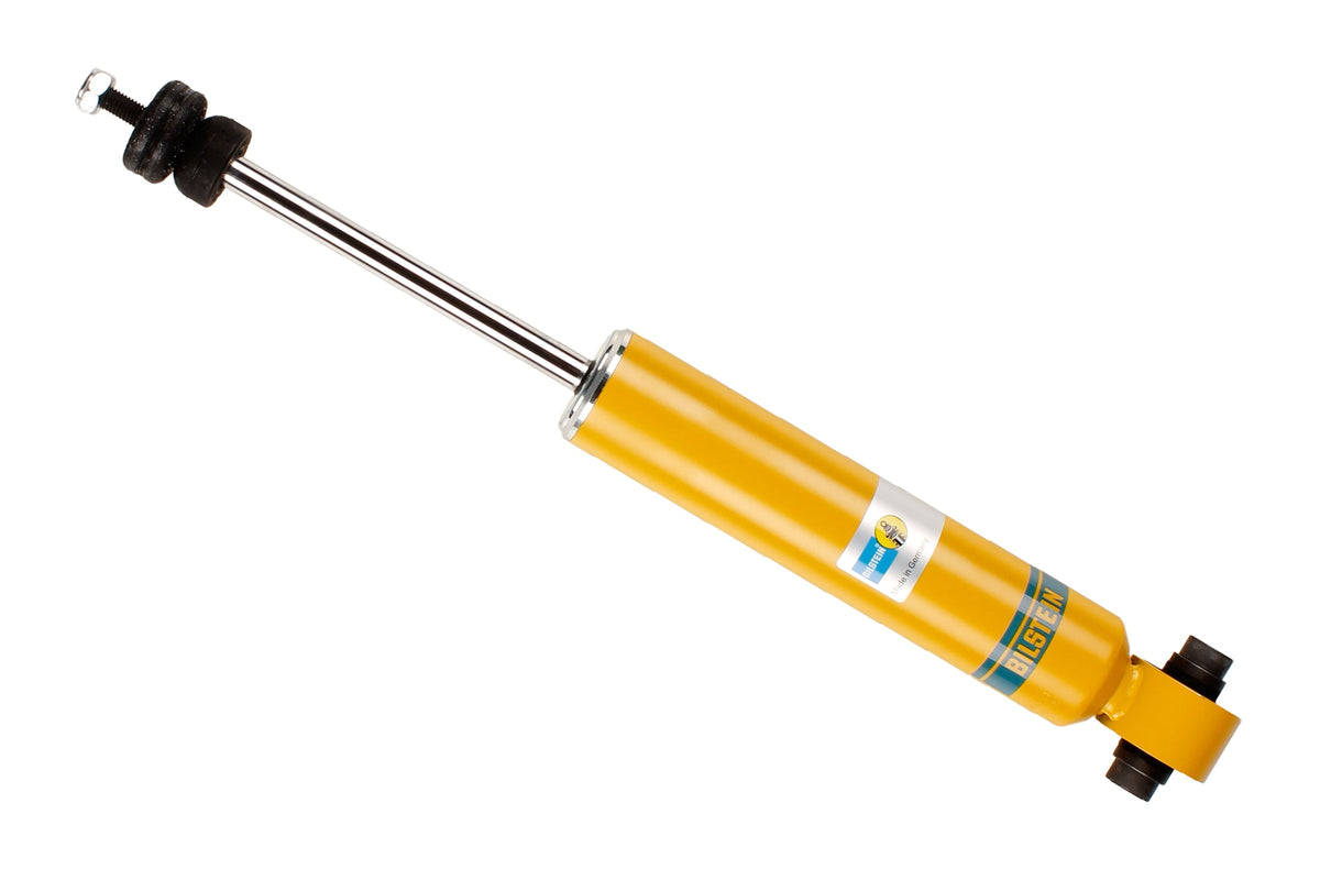 Bilstein B6 front shock absorber for Audi 100 Coupe, showing the metal coil spring and mounting components.