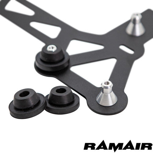 Ramair air filter induction kit for Audi TT 8J 2.0 TFSI EA888 engine, showing the high-performance intake components.