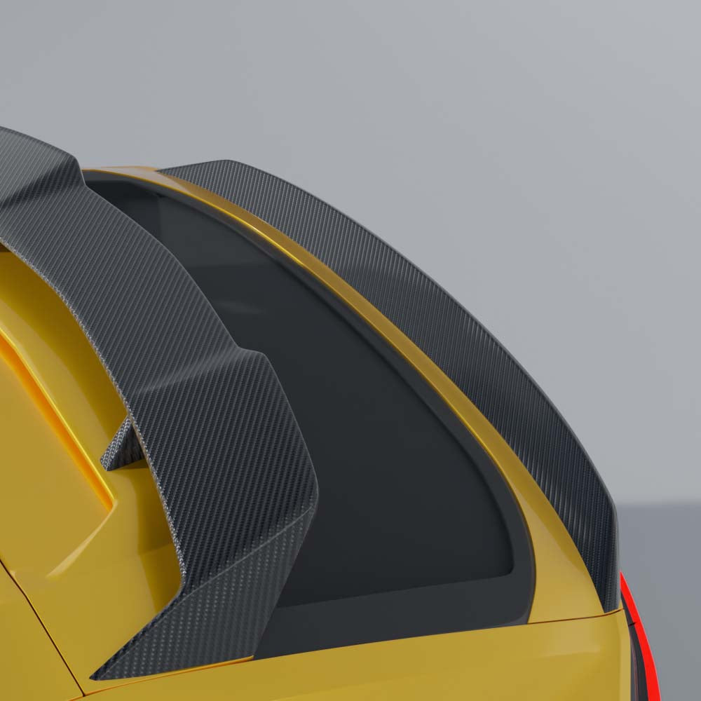 Lamborghini Urus S full carbon fiber kit by CT Carbon, showing detailed carbon fiber components on the vehicle.