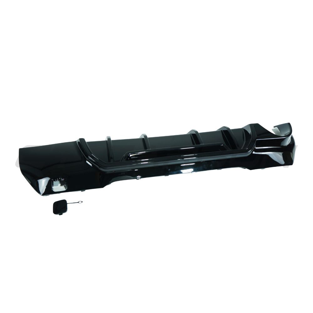 BMW F40 1 Series 2019-2024 CT Carbon gloss black diffuser with single exit for improved rear styling.