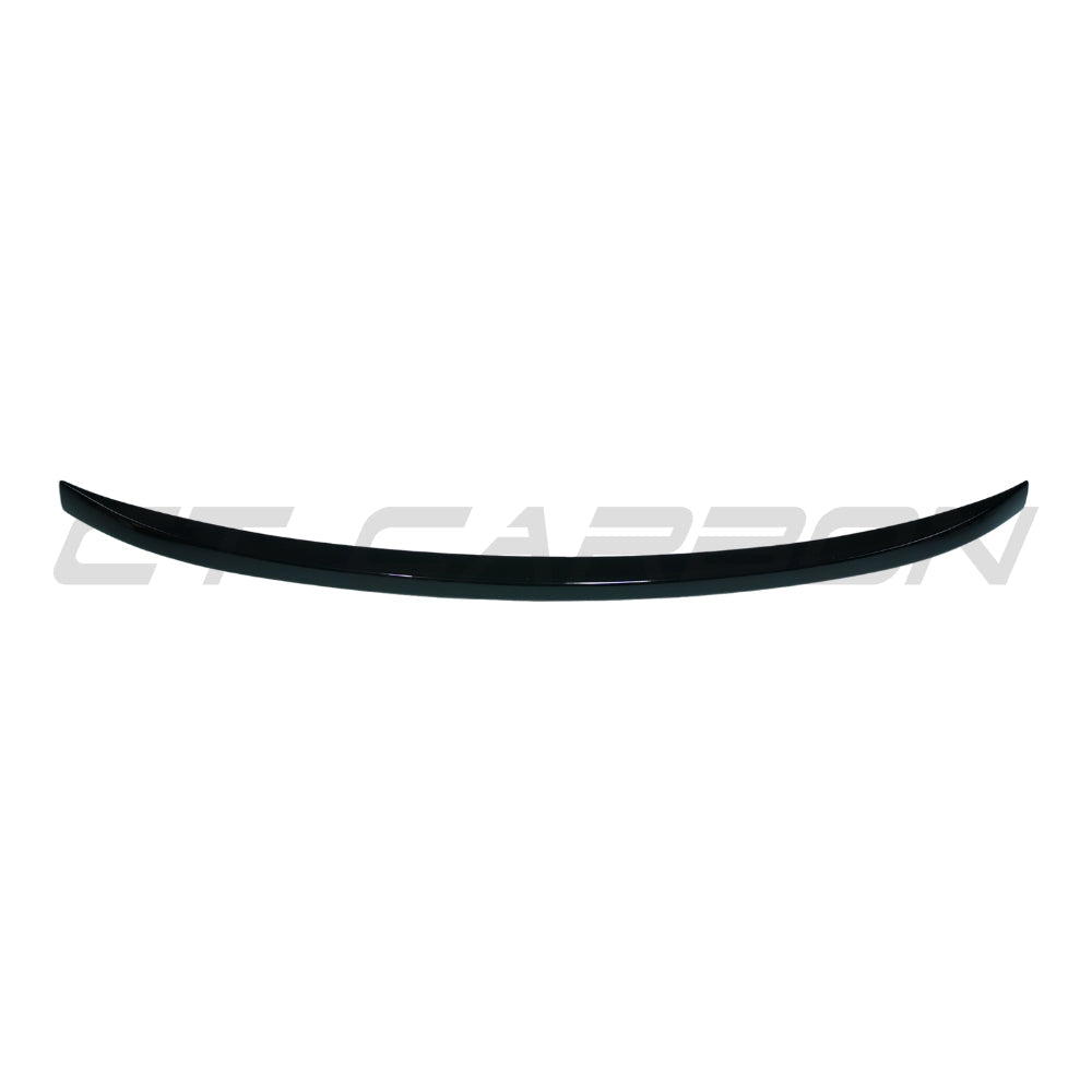 CT Carbon gloss black middle spoiler for BMW X5 G05 and X5M F95 2018-2025, showing its sleek aerodynamic design.