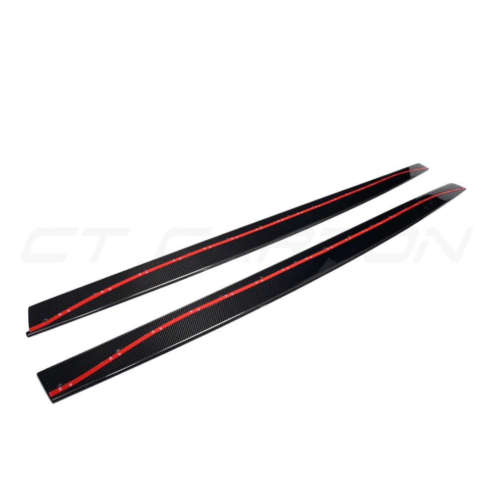 BMW M4 F83 convertible full carbon fiber kit by CT Carbon, showcasing lightweight carbon fiber components on the full car.