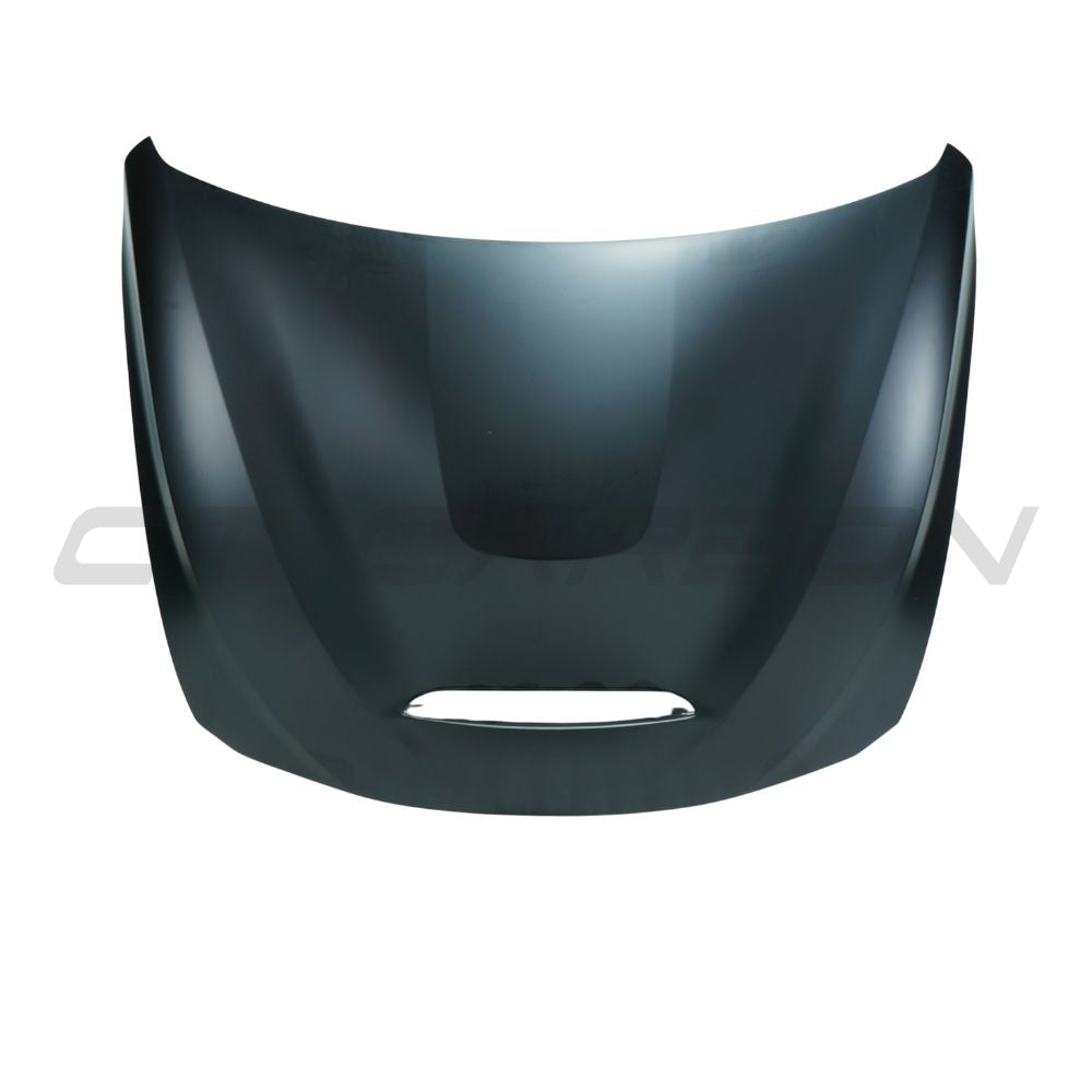 BMW 3 and 4 Series F30/F32/F33 aluminum bonnet by CT Carbon, showing sleek, lightweight car hood with carbon finish details.
