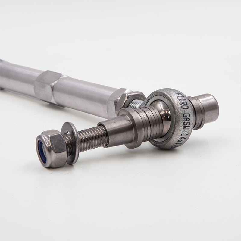 Suspension Secrets adjustable bump steer tie rod ends for Porsche Boxster and Cayman (986/987) suspension linkage system.