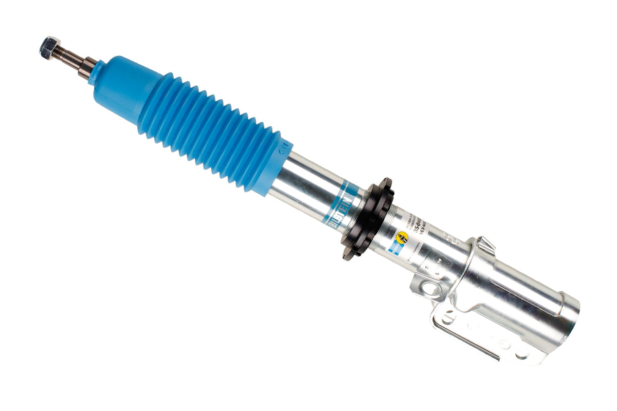 Bilstein B6 front left shock absorber for Porsche 911 993, showing the durable shock unit with mounting components.