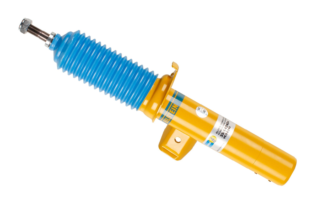 Bilstein B6 shock absorber for BMW 3 Series E90, showing the durable metal body and mounting components.