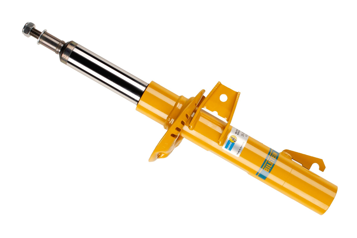 Bilstein B8 shock absorber for Volkswagen Golf 6, showing the metal coil and mounting components.