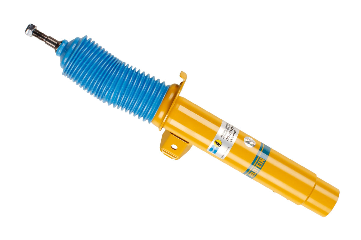 Bilstein B6 shock absorber for BMW X1 (E84) 4WD, model 35-171294, showing the durable metal body and mounting components.