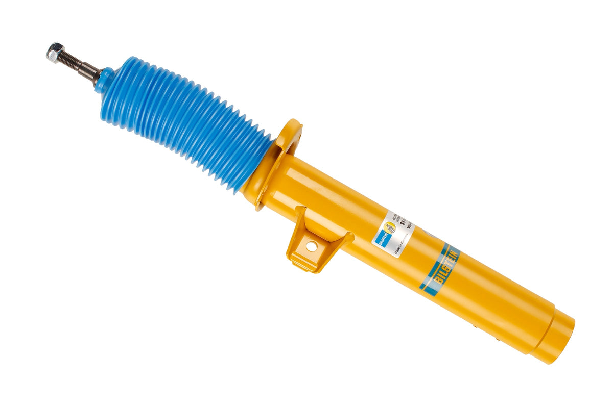 Bilstein B6 shock absorber for BMW X1 (E84) 2WD, model 35-171560, showing the metal body and mounting components.