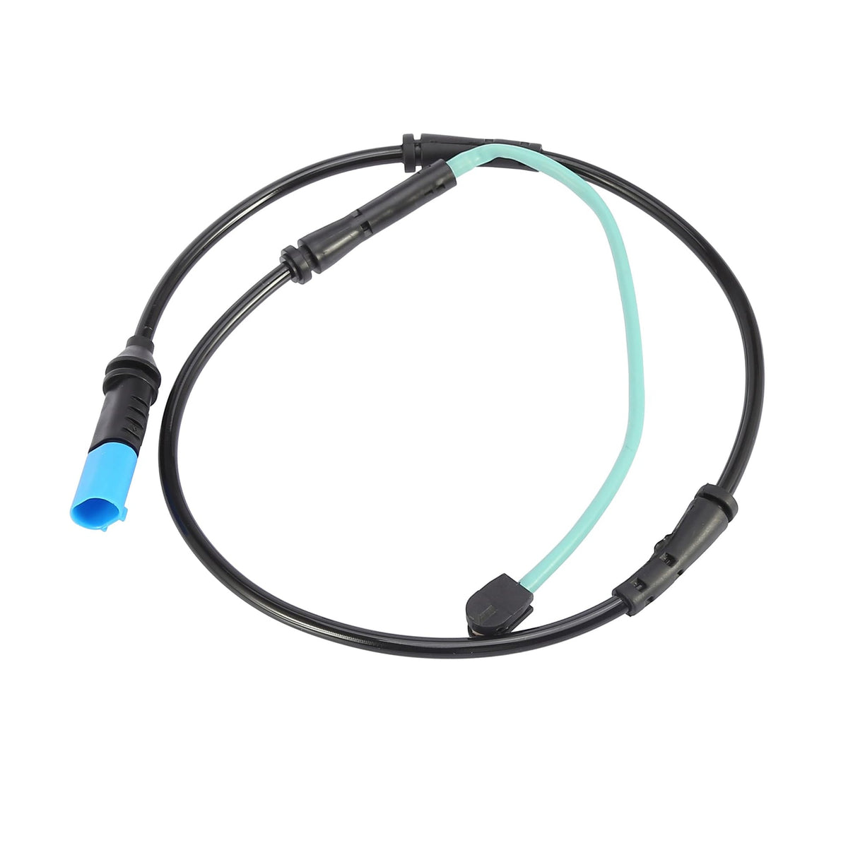 Genuine BMW front brake pad wear sensor for G20, G21, G22, G23, G26 models, showing the sensor with wiring and connector.