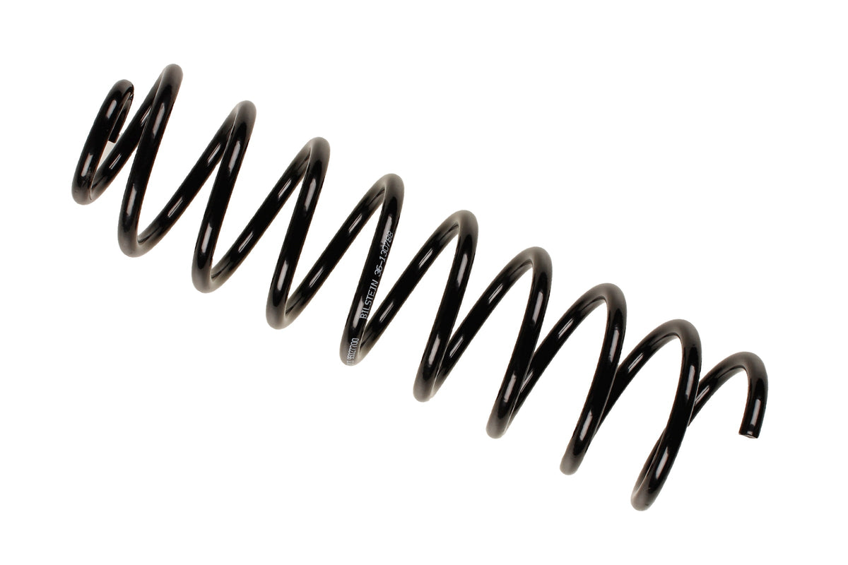 Bilstein B3 OE Replacement Coil Spring for Volkswagen Passat 35i, part number 36-130788, showing a close-up of the spring.