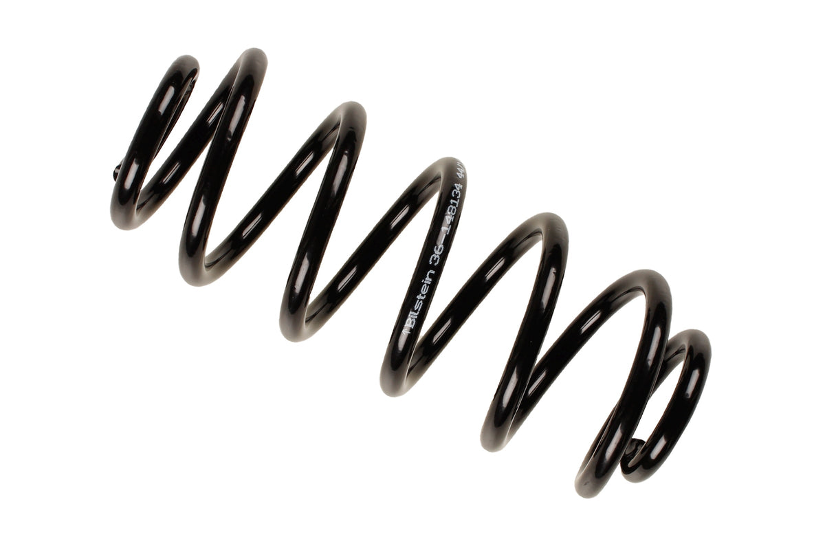 Bilstein B3 OE replacement coil spring for Volkswagen Golf V, part number 36-148134, showing the metal spring coil.