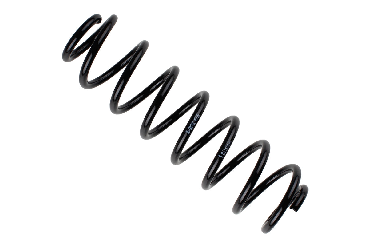 Bilstein B3 OE replacement coil springs for Volkswagen Passat (3G), model 36-301782, shown installed on the vehicle.