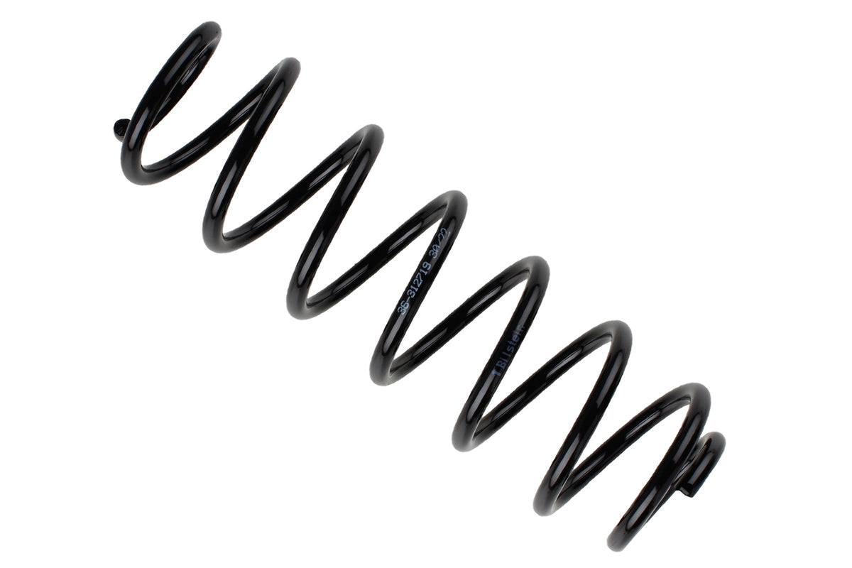 Bilstein B3 coil spring for Volkswagen Polo (6R) HB3, part number 36-312719, showing the metal coil spring component.