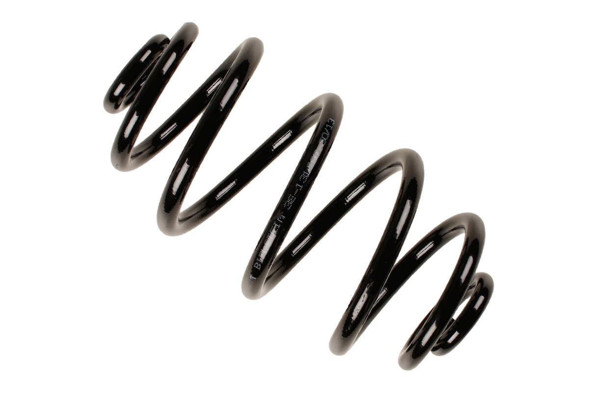 Bilstein B3 OE replacement coil spring for Audi A6 4B C5 and Volkswagen Passat 3B2 B3, part number 38-131097, showing the spring's coils.