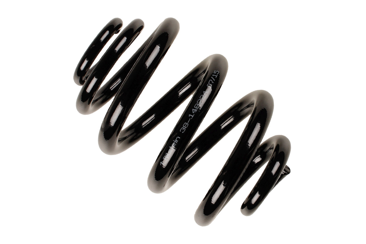 Bilstein B3 OE replacement coil spring for Volkswagen Transporter B3, part number 38-148224, shown in a close-up image.