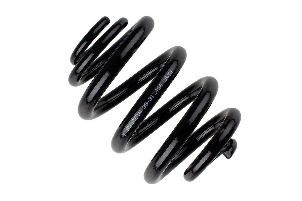 Bilstein B3 OE Replacement coil springs for Volkswagen T5, showing the metal coil spring with brand markings.