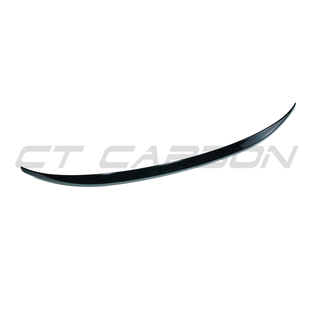 Gloss black spoiler for BMW X3 G01 G08 2017-2024 by CT Carbon, shown installed on the vehicle's rear hatch.