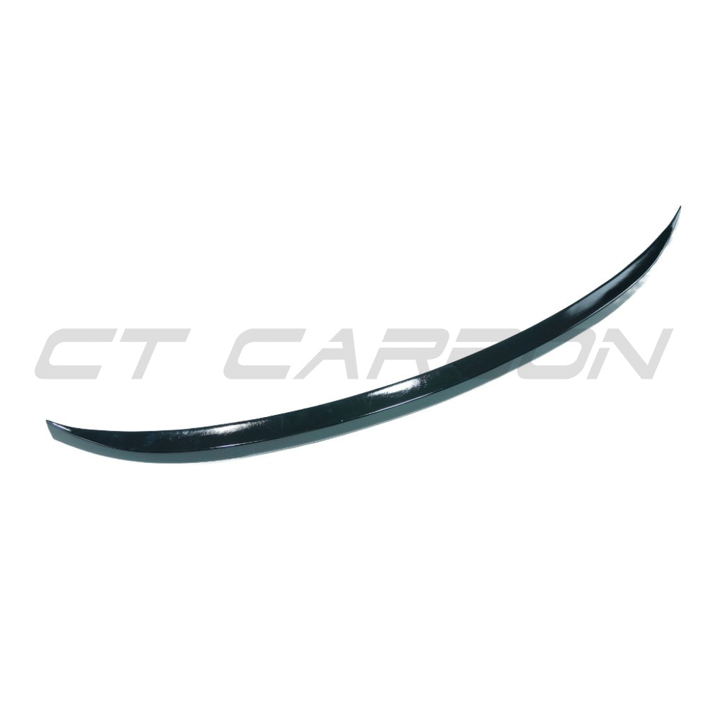 Gloss black BMW X5 F15/X5M F85 spoiler by CT Carbon, designed for 2014-2018 models, shown on the vehicle's rear.