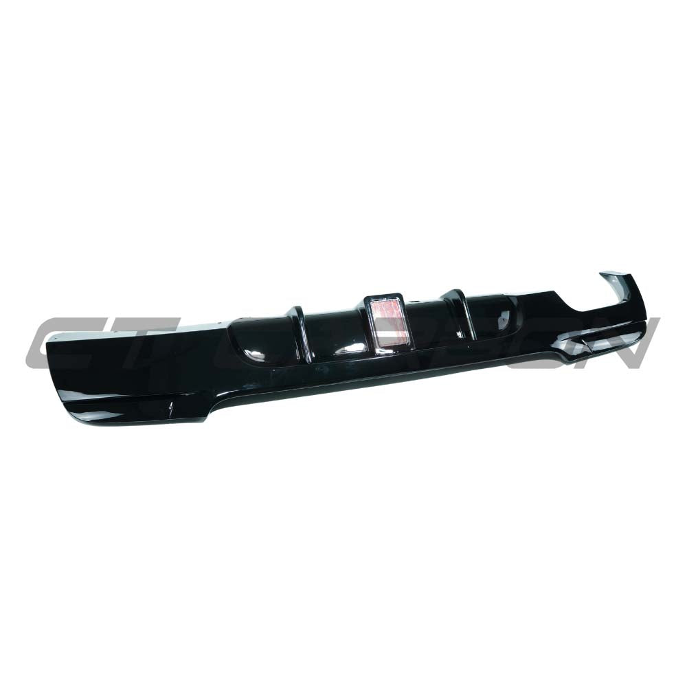 CT Carbon gloss black LED diffuser for BMW 3 Series E92/E93 2006-2013, twin left side, with sleek design and LED accents.